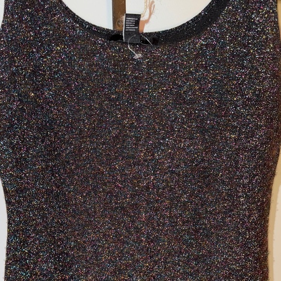 Forever 21 Sparkling Black Midi Dress - Picture 2 of 4